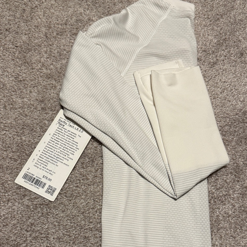 lululemon athletica swift tech LS 2.0 Race